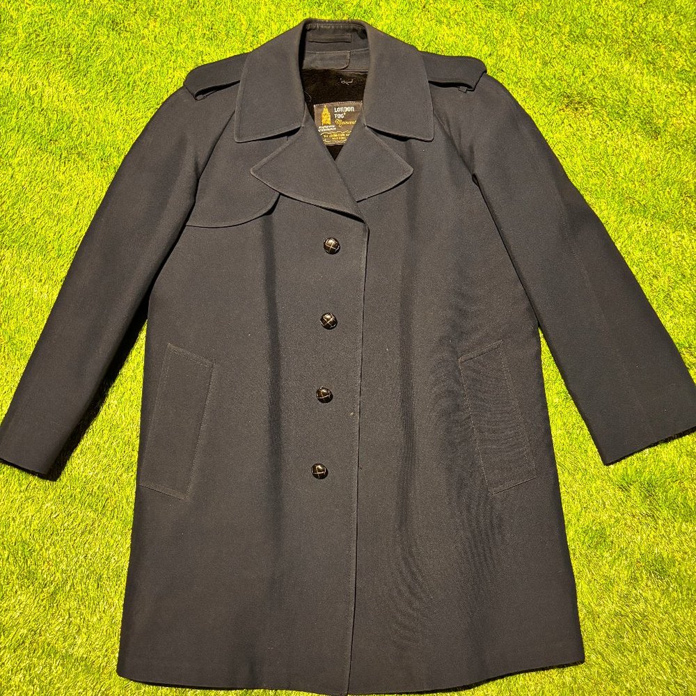 Vintage London Fog Navy Men's Coat